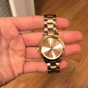 Gold Michael Joe’s watch